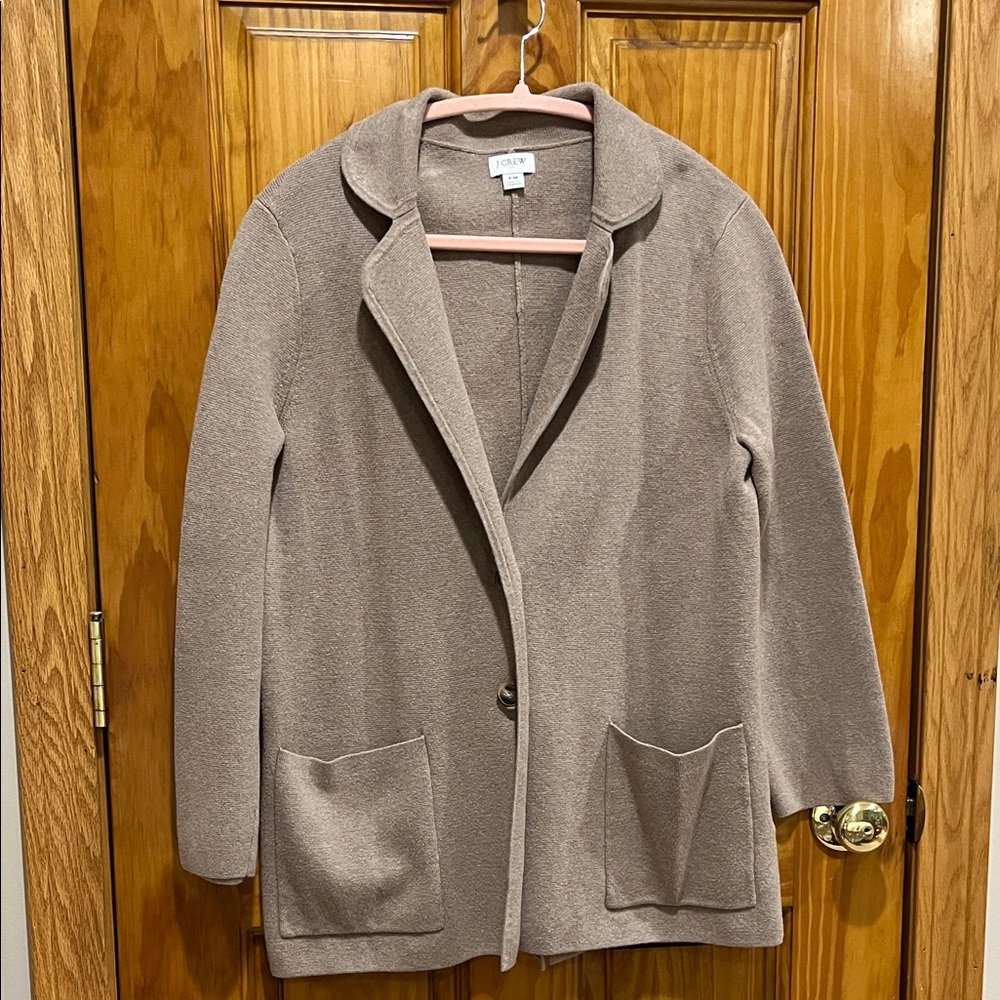 J. Crew Cozy Women's Tan Cardigan